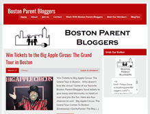 Tablet Screenshot of bostonparentbloggers.com